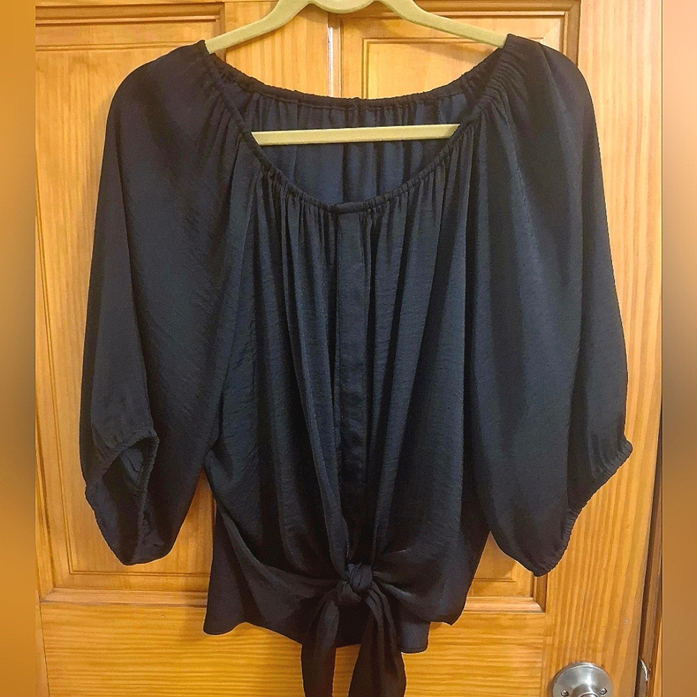 Elegant Black Women's Top